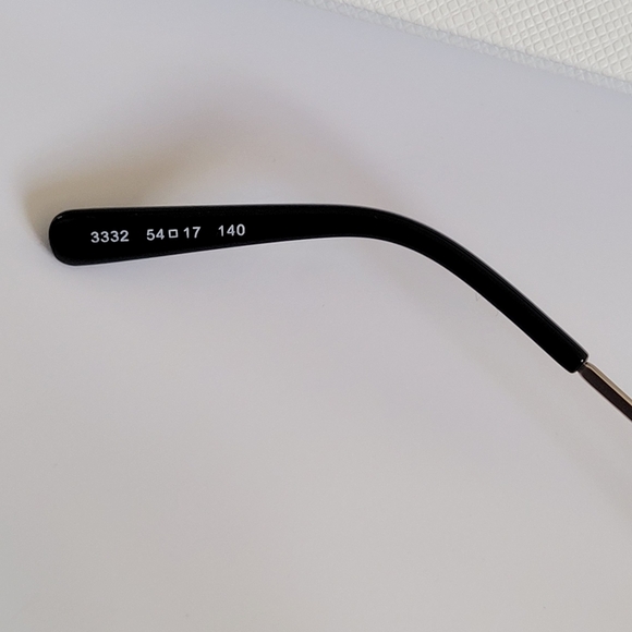 Michael Kors Black Eyeglasses, Gold Tone Hardware, Original Case - Picture 4 of 8